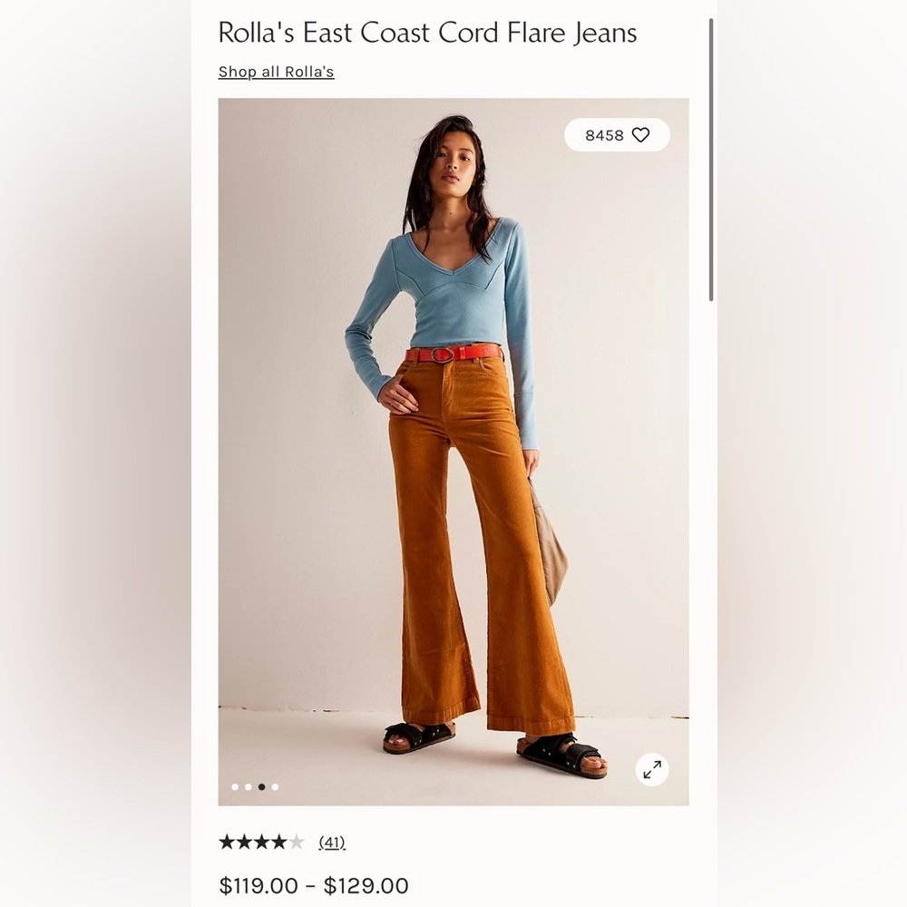 Rolland East Coast Flare-High Rise Flare